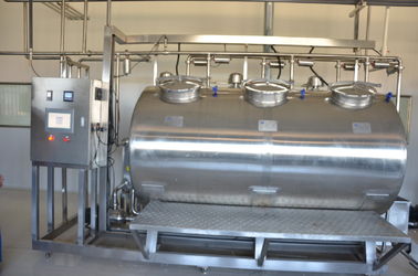 Machine de lavage compacte de système de CIP pour le nettoyage d'usine de lait de boissons