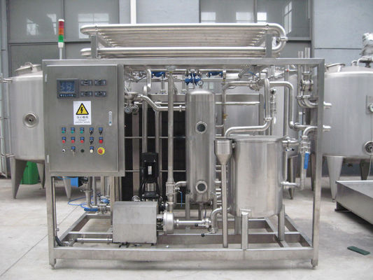 Machine de pasteurisation de 1000L avec PLC pour la ligne de transformation du lait / du yogourt / du jus de fruits SUS304/316