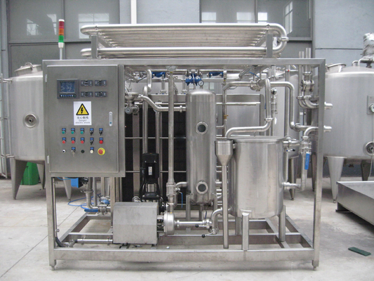 Stérilisateur de pasteurisation professionnel pour la ligne de transformation de liquide de lait/yaourt/œuf 500-20000l/h Pasteurisateur personnalisé SUS 304/316