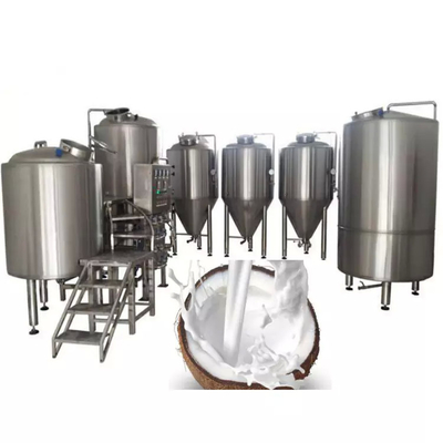 Machine de traitement du lait de coco/eau de coco sur mesure Juices de fruits Press Extracteur Machine de production de noix de coco Ligne de traitement des jus de fruits