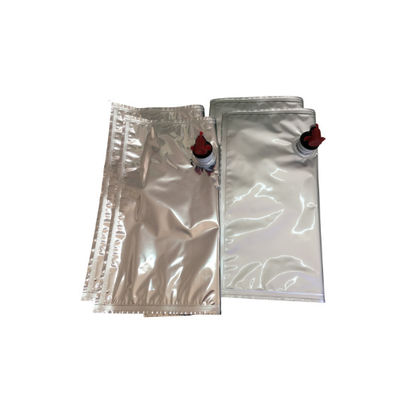 Sac aseptique en boîte Sac d'emballage en papier d'aluminium stratifié 3-25L étanche à la chaleur imperméable à l'humidité pour jus lait purée sauce et boissons