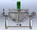 Pot revêtu de vapeur électrique industrielle de gaz avec le costume de pot de vapeur d'agitateur