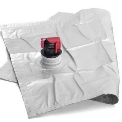 Sac aseptique en boîte Sac d'emballage en papier d'aluminium stratifié 3-25L étanche à la chaleur imperméable à l'humidité pour jus lait purée sauce et boissons