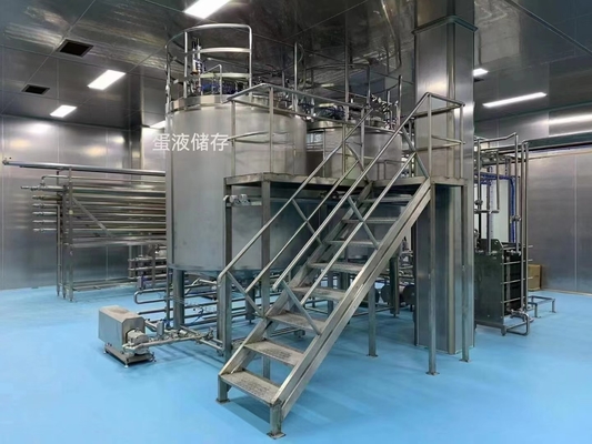 500-30000L/H ligne de traitement d'œufs personnalisée usine de production d'œufs complète machine liquide d'œufs avec PLC