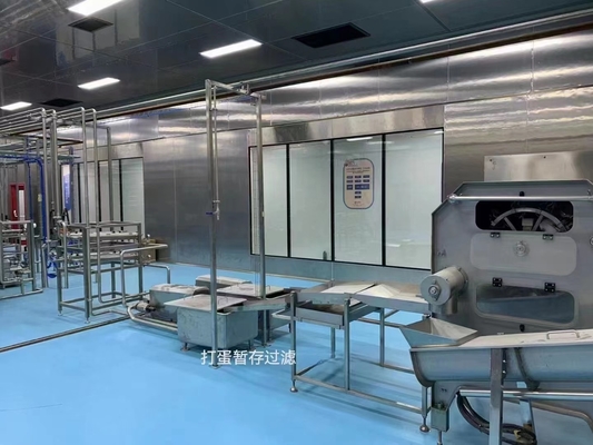 500-30000L/H ligne de traitement d'œufs personnalisée usine de production d'œufs complète machine liquide d'œufs avec PLC