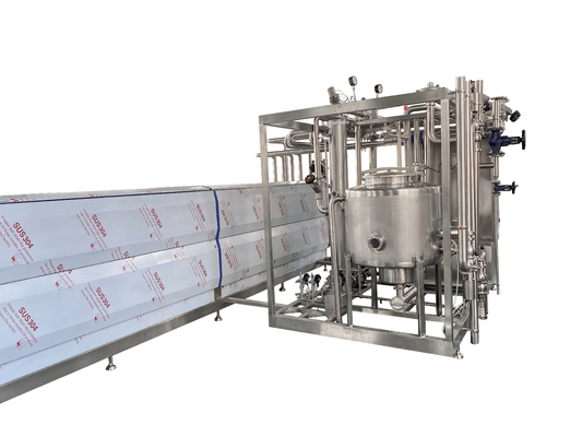Pasteuriseur d'œufs liquides tubulaires / machine de pasteurisation de plaques liquides d'œufs flash