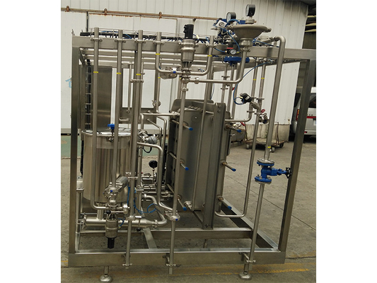 Pasteuriseur personnalisé 0,5-20T/H pour la ligne de traitement du jus d'orange/pomme/noix de coco Machine de pasteurisation avec SUS304/316