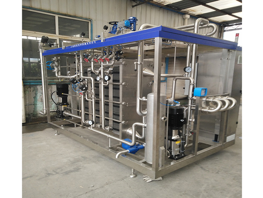 Pasteuriseur haute performance pour l'industrie des boissons laitières Machine de pasteurisation de technologie avancée SUS304/316