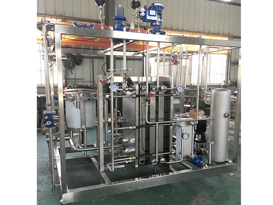 Pasteuriseur haute performance pour l'industrie des boissons laitières Machine de pasteurisation de technologie avancée SUS304/316