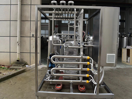 Pasteuriseur haute performance pour l'industrie des boissons laitières Machine de pasteurisation de technologie avancée SUS304/316