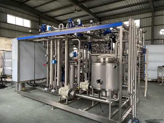 Pasteuriseur personnalisé 500-20000 L/H Pour la ligne de traitement du jus d'orange/pomme/noix de coco
