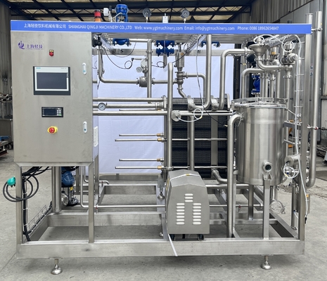 Capacité personnalisable 500-20000 l/h Pasteuriseur pour la ligne de transformation de noix de coco Eau de coco / lait de coco
