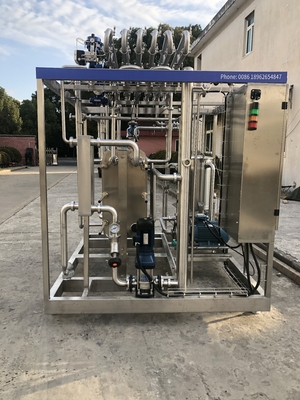 Pasteuriseur personnalisé 500-20000 L/H Pour la ligne de traitement du jus d'orange/pomme/noix de coco