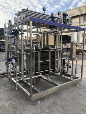 Pasteuriseur personnalisé 500-20000 L/H Pour la ligne de traitement du jus d'orange/pomme/noix de coco