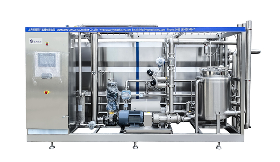 SUS304/316 stérilisateur UHT pour la ligne de traitement liquide de lait/yaourt/œuf UHT machine de stérilisation avec stérilisateur tubulaire PLC