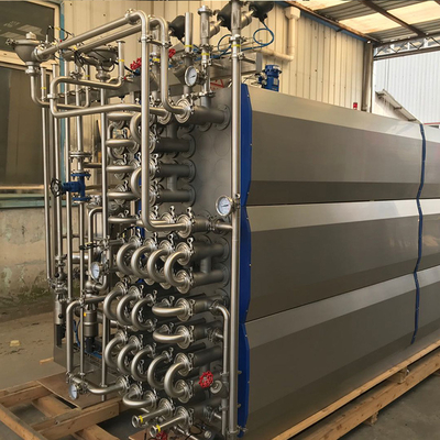 Nouveau stérilisateur UHT à vendre à chaud pour la ligne de transformation du lait / sauce / jus Machine de stérilisation tubulaire personnalisée 500-20000L / H