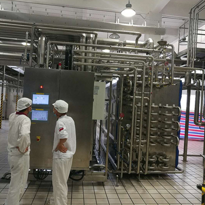 Stérilisation UHT tubulaire personnalisée haute performance pour une production de lait/jus/yaourt transformé sûre et durable