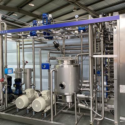 Stérilisation personnalisée hautement efficace Uht Stérilisateur pour la sauce au piment Ligne de traitement du piment entièrement automatique avec plc