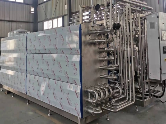 Machine de stérilisation UHT entièrement automatique pour l'industrie laitière et des boissons avec PLC Nouveau stérilisateur UHT SUS304/316