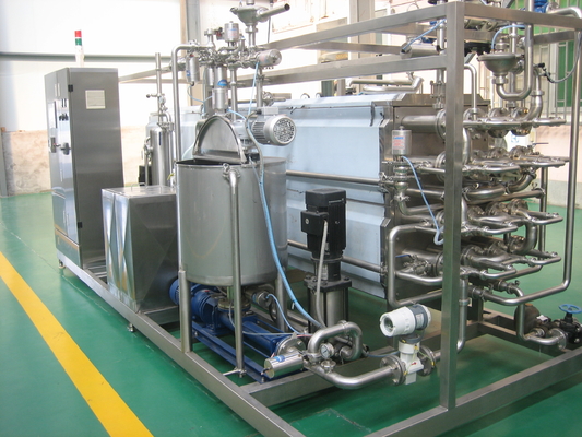 Machine de stérilisation en acier inoxydable 304/316 UHT Machine de stérilisation de jus de mangue/pomme/noix de coco