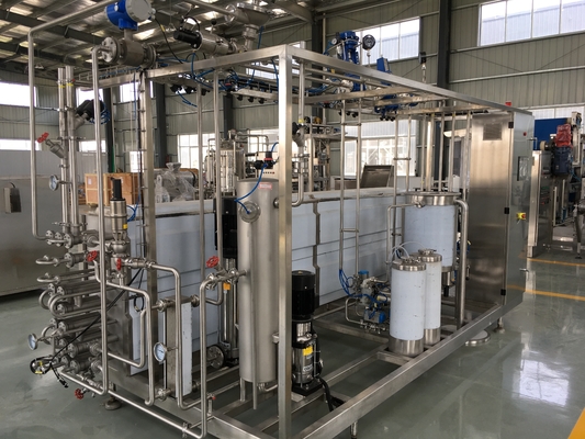 Stérilisateur entièrement automatique personnalisé de 500 à 2000 l/h Uht pour la ligne de transformation du lait/jus/sauce Sus304/316