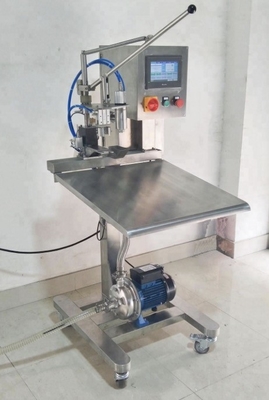 Machine de remplissage semi-automatique non aseptique de haute qualité pour 1-25 litres de sac en boîte de jus/lait/vin remplisseur avec SUS 304/316