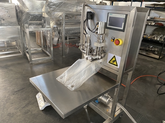 YGT remplisseur BIB semi-automatique 1-25L non aseptique pour jus de fruits/lait/huile avec PLC SUS304/316 fabriqué en Chine