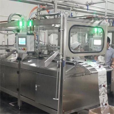 Machine automatique de remplissage de sacs aseptiques à double tête 1-220L SUS304 pour emballage de purée de jus de lait