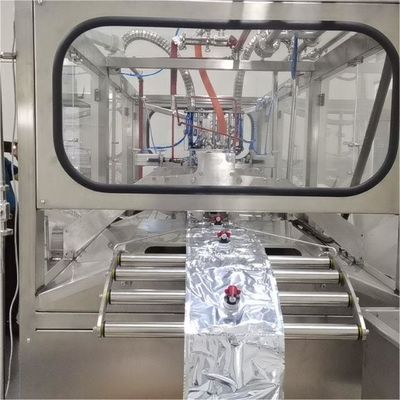 Machine automatique de remplissage de sacs aseptiques à double tête 1-220L SUS304 pour emballage de purée de jus de lait