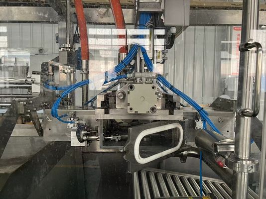 Machine automatique de remplissage de sacs aseptiques à double tête 1-220L SUS304 pour emballage de purée de jus de lait