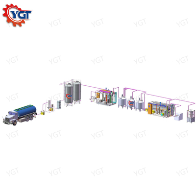Ligne de transformation de lait UHT de haute efficacité et productivité pour le lait UHT personnalisé 500-20000 l/h avec PLC SUS304/316