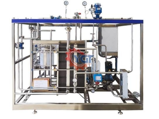 Ligne de transformation de lait UHT de haute efficacité et productivité pour le lait UHT personnalisé 500-20000 l/h avec PLC SUS304/316