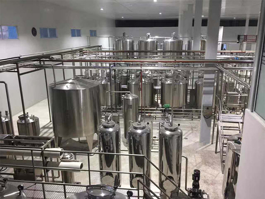 Ligne de transformation de lait UHT économe en énergie Solution de lait UHT personnalisée de haute qualité et fiable 500-20000L/H SUS304/316