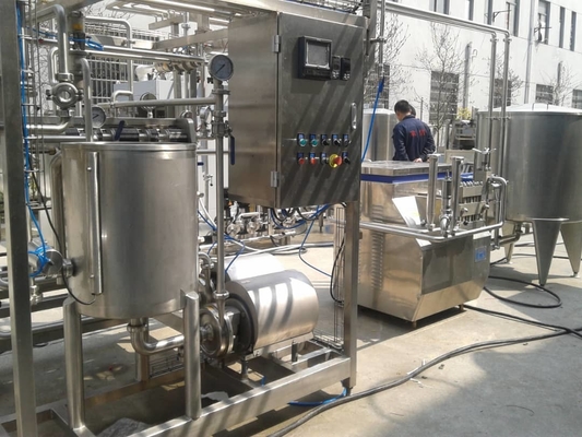 Optimisation de la ligne de production de lait pasteurisé avec solution de projet clé en main Machine de lait pasteurisé personnalisée 0,5 à 2 T / H