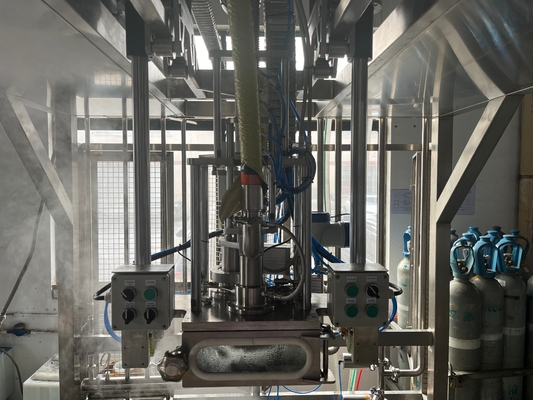 Double tête personnalisé 20-1000L BID Bag In Drum Remplisseur aseptique pour les jus / confiture / pâte de tonne Boîte de remplissage machine avec PLC SUS304/316