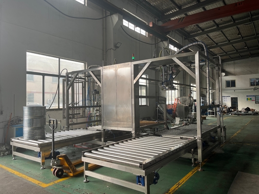 Machine de remplissage aseptique sur tambour pour le remplissage de boîtes de jus / confiture / pâte à papier avec PLC