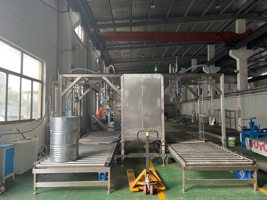 Machine de remplissage aseptique sur tambour pour le remplissage de boîtes de jus / confiture / pâte à papier avec PLC