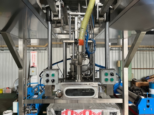 Double tête personnalisé 20-1000L BID Bag In Drum Remplisseur aseptique pour les jus / confiture / pâte de tonne Boîte de remplissage machine avec PLC SUS304/316