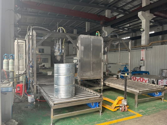 Machine de remplissage à double tête de haute performance personnalisée 20-1000l BID Bag In Drum Aseptic Filler Ton Box Filler pour usine de boissons laitières