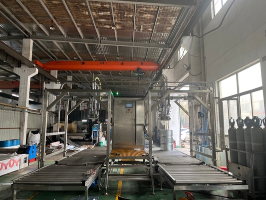 Remplisseur à deux têtes personnalisé 20-1000l Bid Bag In Drum Machine de remplissage aseptique en tonne Machine de remplissage de boîte avec Plc Sus304/316