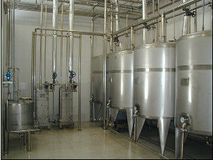 CIP 3000 Système de lavage CIP ISO 9001 Ligne de transformation certifiée des aliments et des boissons Nettoyage automatisé pour la production industrielle