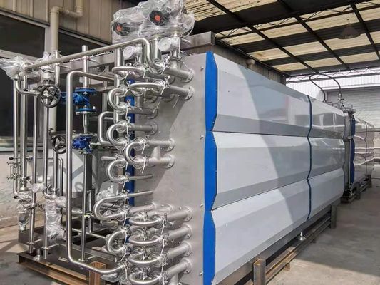Machine de stérilisation UHT de boisson de lait de l'acier inoxydable SUS304 avec le contrôle de PLC