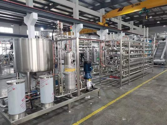 Machine de stérilisation UHT de boisson de lait de l'acier inoxydable SUS304 avec le contrôle de PLC