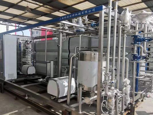 Machine de stérilisation UHT de boisson de lait de l'acier inoxydable SUS304 avec le contrôle de PLC