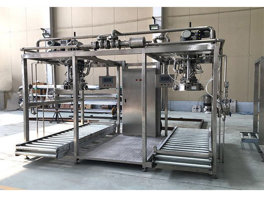 Coût-efficacité Remplisseur aseptique à tête simple ou double 1-220L BID pour l'usine de production de ketchup/jus de fruits/lait Sus304
