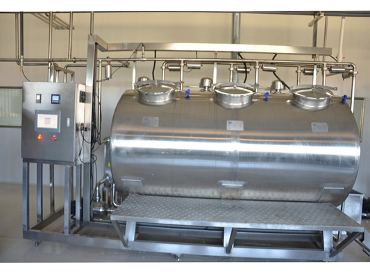 Système CIP personnalisé de haute qualité pour la ligne de transformation des fruits Machine propre en place SUS304/316 avec PLC