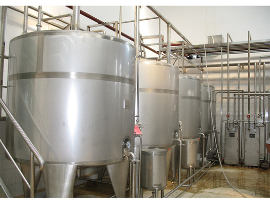 Système CIP personnalisé de haute qualité pour la ligne de transformation des fruits Machine propre en place SUS304/316 avec PLC