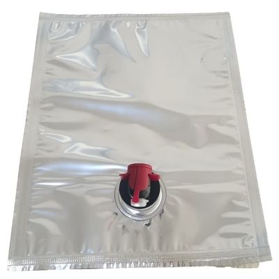 Sac aseptique en boîte Sac d'emballage en papier d'aluminium stratifié 3-25L étanche à la chaleur imperméable à l'humidité pour jus lait purée sauce et boissons