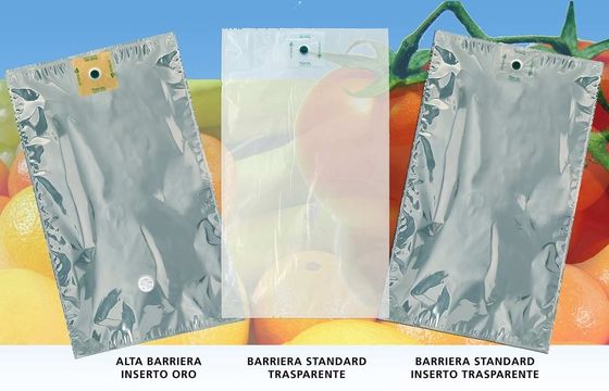 Sachets de jus multicouches barrières protégeant le contenu du jus de l'oxygène, de l'humidité et de la lumière pour améliorer la stabilité au stockage